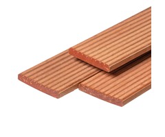 Hardhouten vlonderplank Bangkirai 2,1 x 14,5 cm