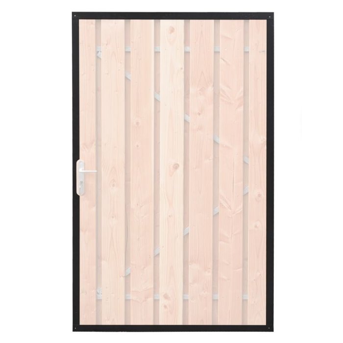 Luxe stalen kader t.b.v. poortdeuren - Antraciet