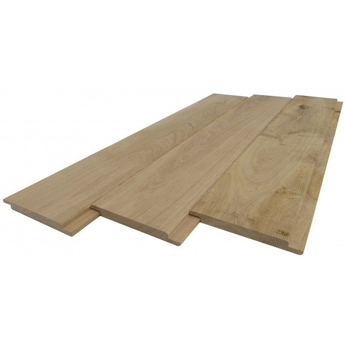 Eiken sponningplank 1.8 x 18 cm geschaafd
