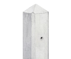 Betonpaal IJssel diamantkop 10 x 10 x 190 cm - Grijs