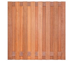 Hardhouten tuinscherm Kampen - 17 planks - diverse afmetingen