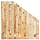 Tuinscherm Coevorden geimpregneerd - 17 planks - diverse afmetingen