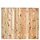 Tuinscherm Zaltbommel geimpregneerd - 23 planks - diverse afmetingen