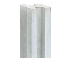 Beton sleufpaal Vecht 10 x 10 x 270 cm - Grijs