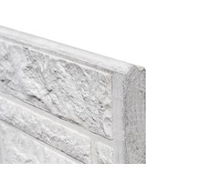 Beton motiefplaat Rotsmotief - grijs - 184 x 26/20 cm