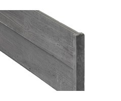 Beton motiefplaat Zweeds rabat - Antraciet - 184 x 26 cm