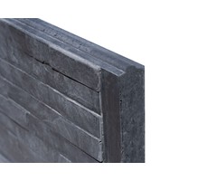Beton motiefplaat Leisteen - Antraciet - 184 x 26 cm
