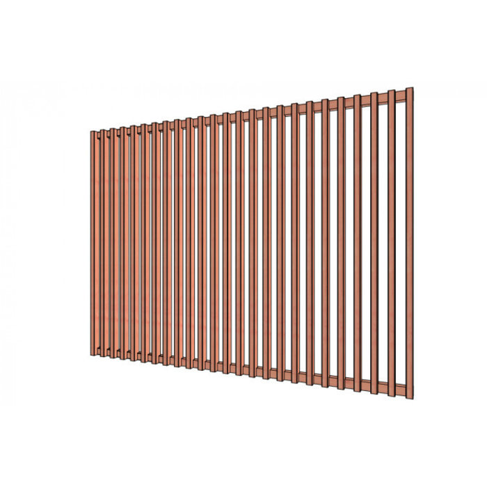 Douglas hout Louvre verticaal - uitvoering naar keuze