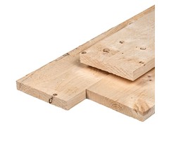Nieuwe steigerplank - ca. 2,8 x 19,5 x 500 cm