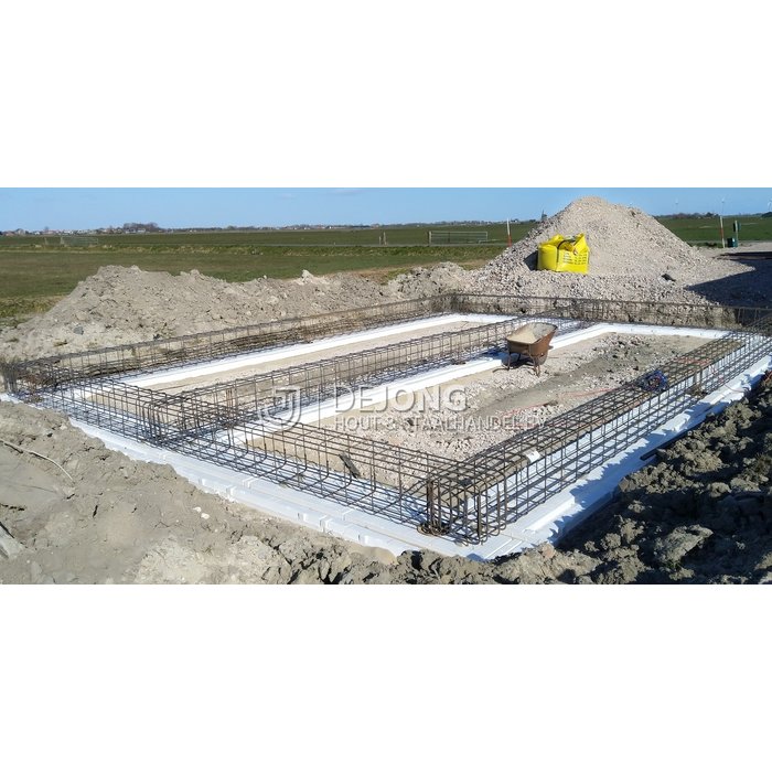 Isobouw Pakket a 4 stuks Isobouw Powerkist Bodemplaat 50 cm breed (4,8 m1)