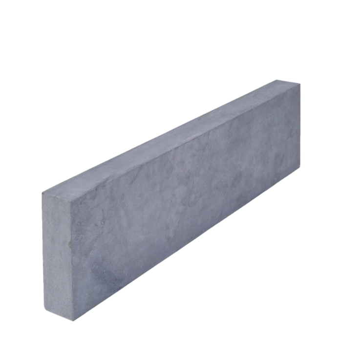 Hardsteen plint recht - 8 x 25 x 100 cm