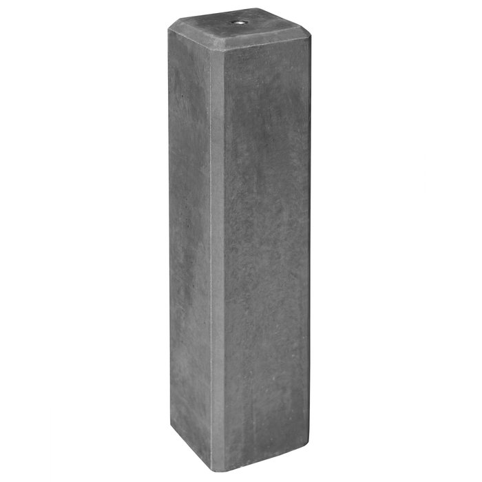 Betonpoer Deluxe Antraciet 15 x 15 x 60 cm - schroefhuls M16