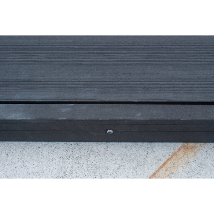 Composiet regel / randafwerking Budget 3 x 5 x 225 cm - Antraciet