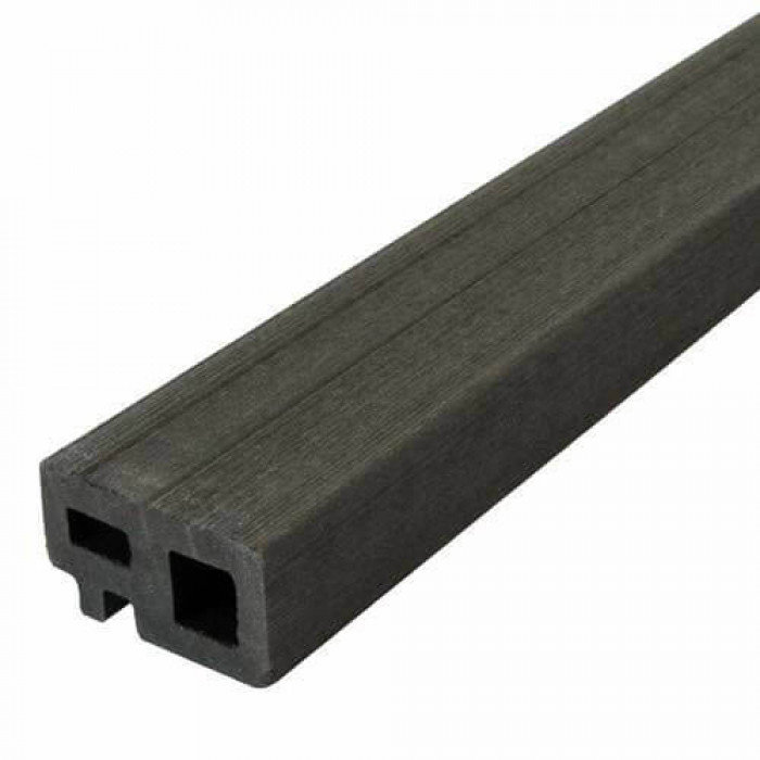 Composiet regel / randafwerking Budget 3 x 5 x 225 cm - Antraciet