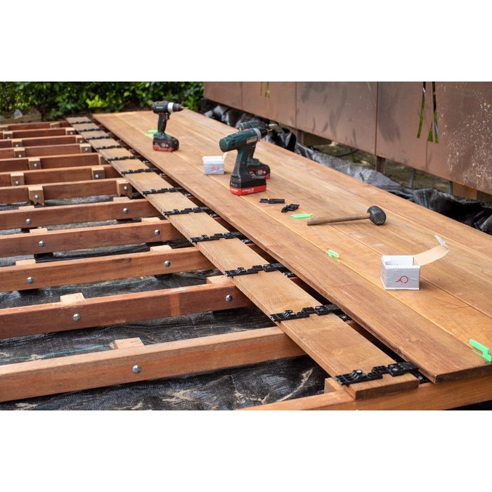 Hapax Fixing Clip - Onzichtbare vlonderplankhouder (100 stuks)