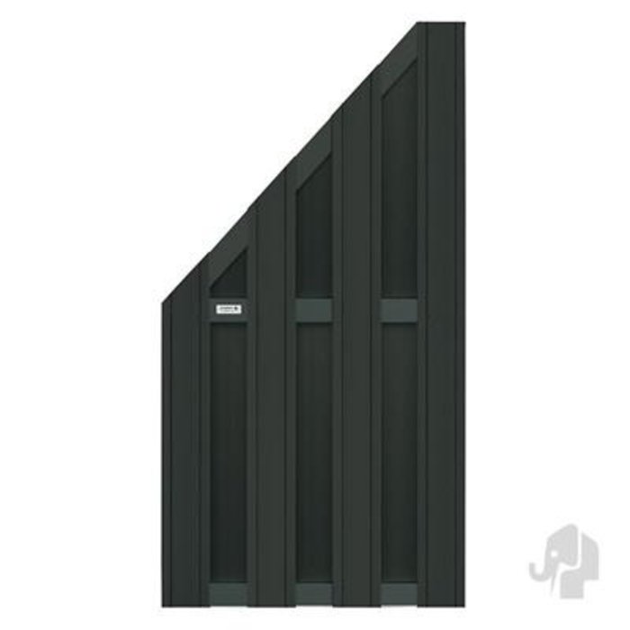 Elephant Composiet Design tuinscherm - Antraciet