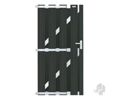 Elephant Composiet tuindeur Design - Antraciet / Alu incl. beslag