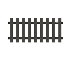 Luxe composiet tuinhek - 80 x 180 cm