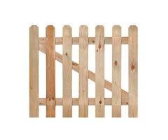 Geïmpregneerde tuinpoort Classic recht