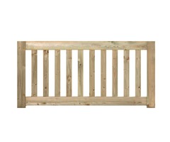 Geïmpregneerd tuinhek Modern Deluxe 60 x 180 cm