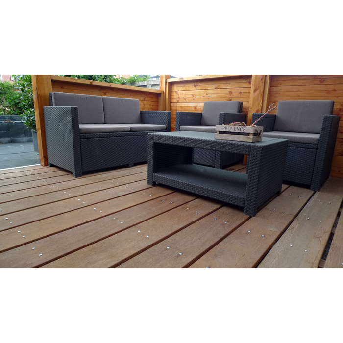 Hardhouten vlonderplank Bangkirai XL 2,8 x 19 cm