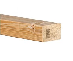 Vuren regel geschaafd FSC Mix 70% 4.5 x 7 cm