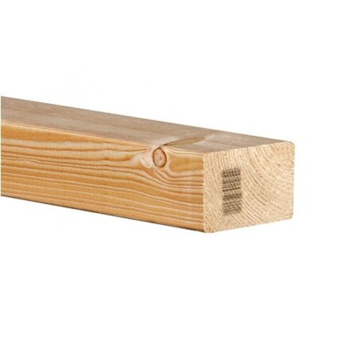 Vuren regel geschaafd 70% PEFC 4.5 x 7 cm