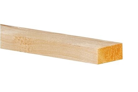 Vuren vandikte geschaafd 70% PEFC 2,2 x 4,8 cm