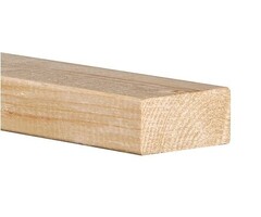 Vuren balk C18 geschaafd FSC Mix 70% 4,4 x 9,5 cm