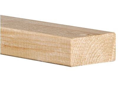 Vuren balk C18 geschaafd 70% PEFC 4,4 x 9,5 cm