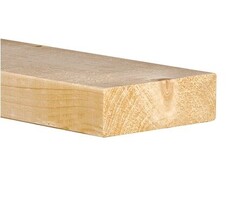 Vuren balk C18 geschaafd 70% PEFC 4,4 x 14,5 cm