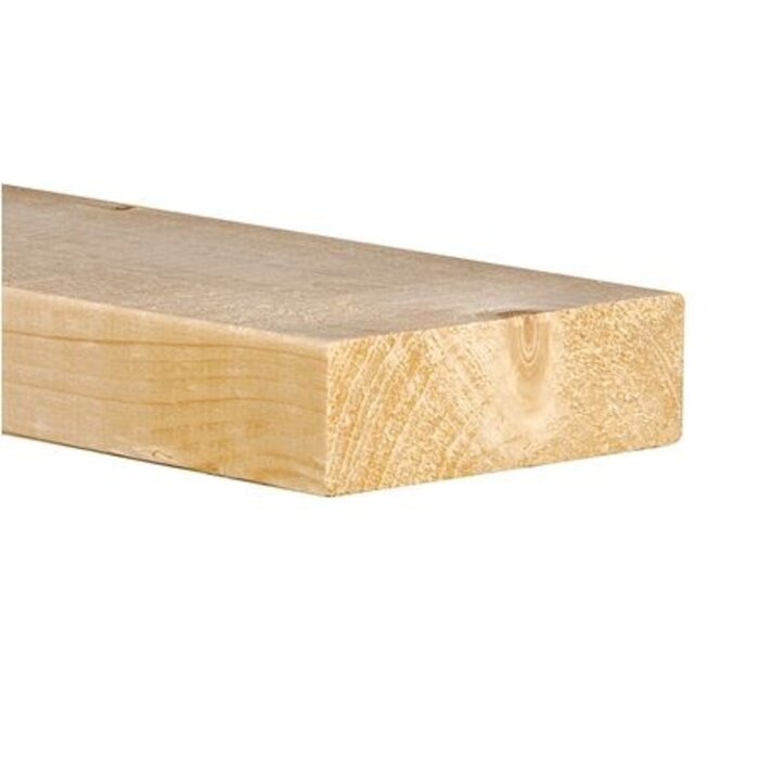 Vuren balk C18 geschaafd 70% PEFC 4,4 x 14,5 cm