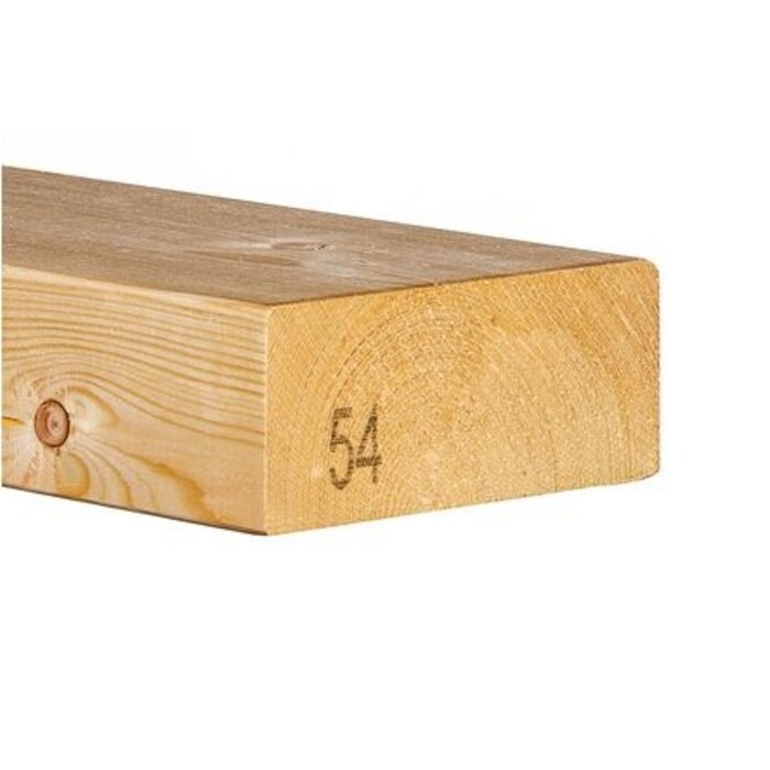 Vuren balk C24 geschaafd 70% PEFC 7 x 17 cm