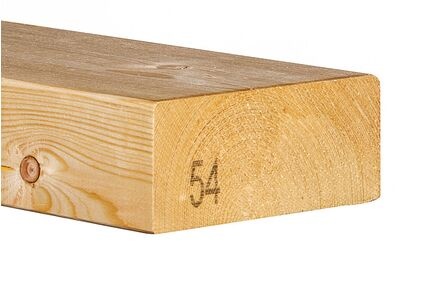 Vuren balk C24 geschaafd 70% PEFC 7 x 17 cm