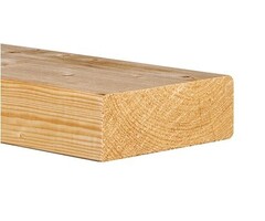 Vuren balk C24 geschaafd 70% PEFC 7 x 19,5 cm