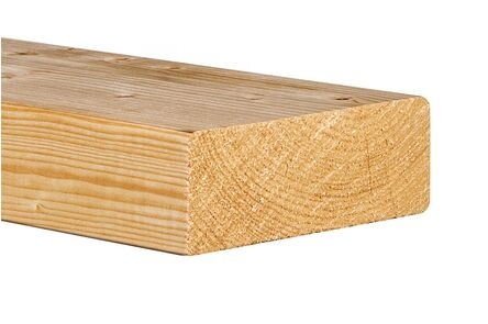 Vuren balk C24 geschaafd 70% PEFC 7 x 19,5 cm