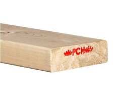 Vuren SLS C24 geschaafd 70% PEFC 3,8 x 12 cm