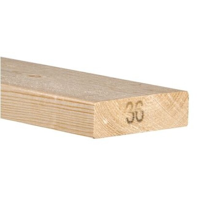 Vuren SLS C24 geschaafd 70% PEFC 3,8 x 14 cm