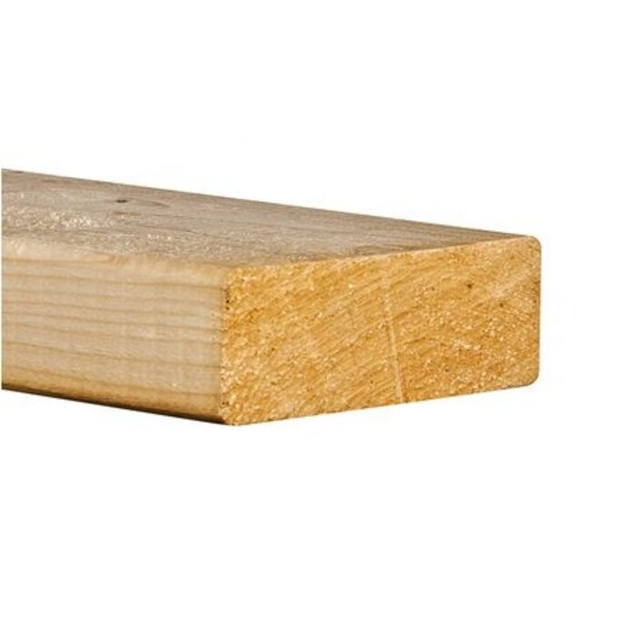 Vuren Betonbadding geschaafd 70% PEFC 5,5 x 15,5 cm