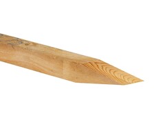 Vuren piketpaal 4,4 x 7 cm - gepunt