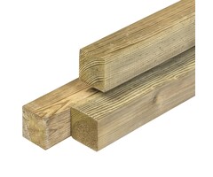 Geïmpregneerde schuttingpaal 8,8 x 8,8 cm