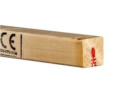 Vuren regel geschaafd FSC Mix 70% 4,4 x 4,4 cm