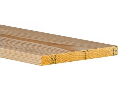Vuren plank geschaafd FSC Mix 70% 1,8 x 19,5 cm