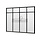 Steellook glaswand module C B276 x H220 cm - verdeling naar keuze