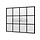 Steellook glaswand module C B276 x H220 cm - verdeling naar keuze