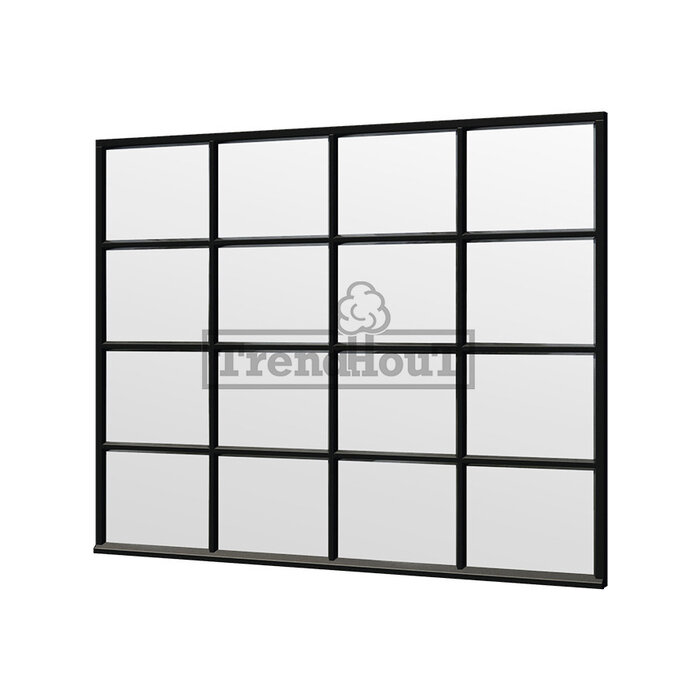 Steellook glaswand module C B276 x H220 cm - verdeling naar keuze