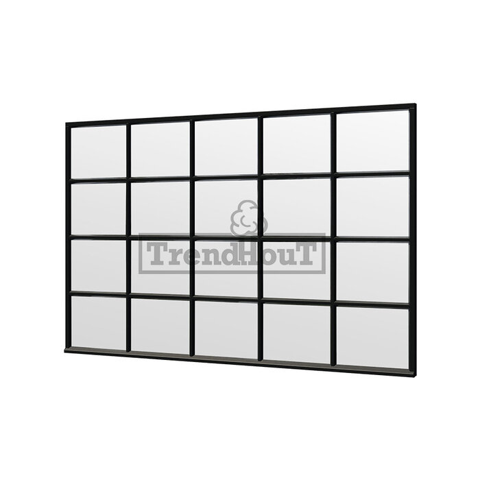 Steellook glaswand module E B340,5 x H220 cm - verdeling naar keuze