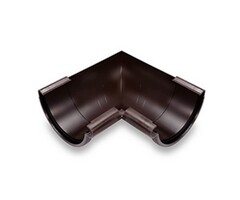 PVC hoekgoot 90 graden 130mm intern