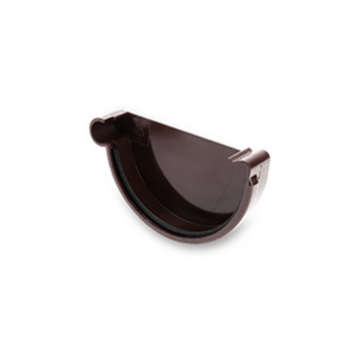 PVC eindkap voor 130mm links