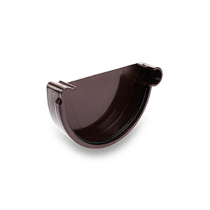 PVC eindkap voor 130mm rechts